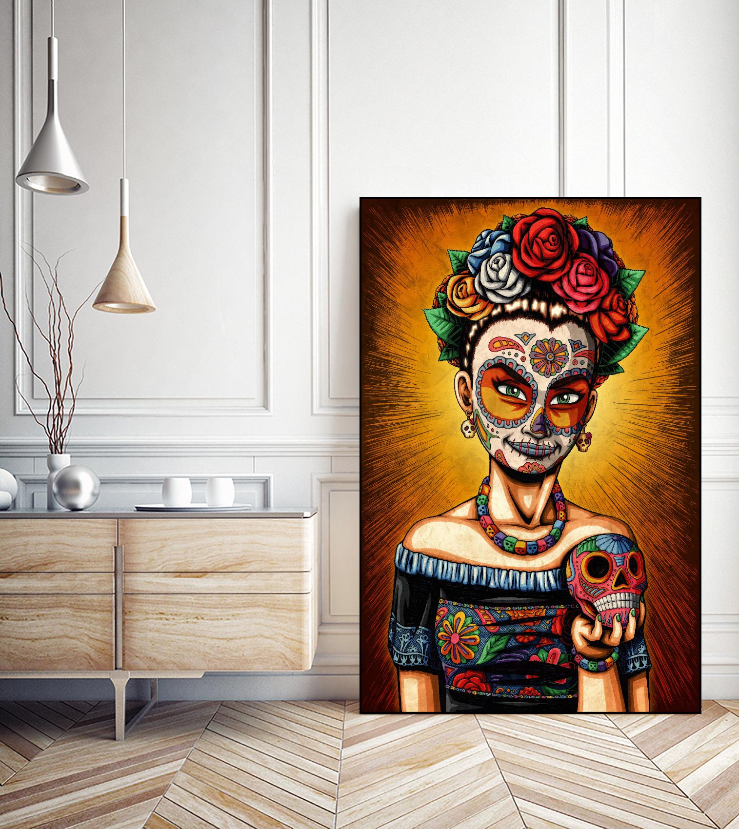 Rita by Nicholas Ivins on GIANT ART - multicolor urban/pop surrealism; ethnic