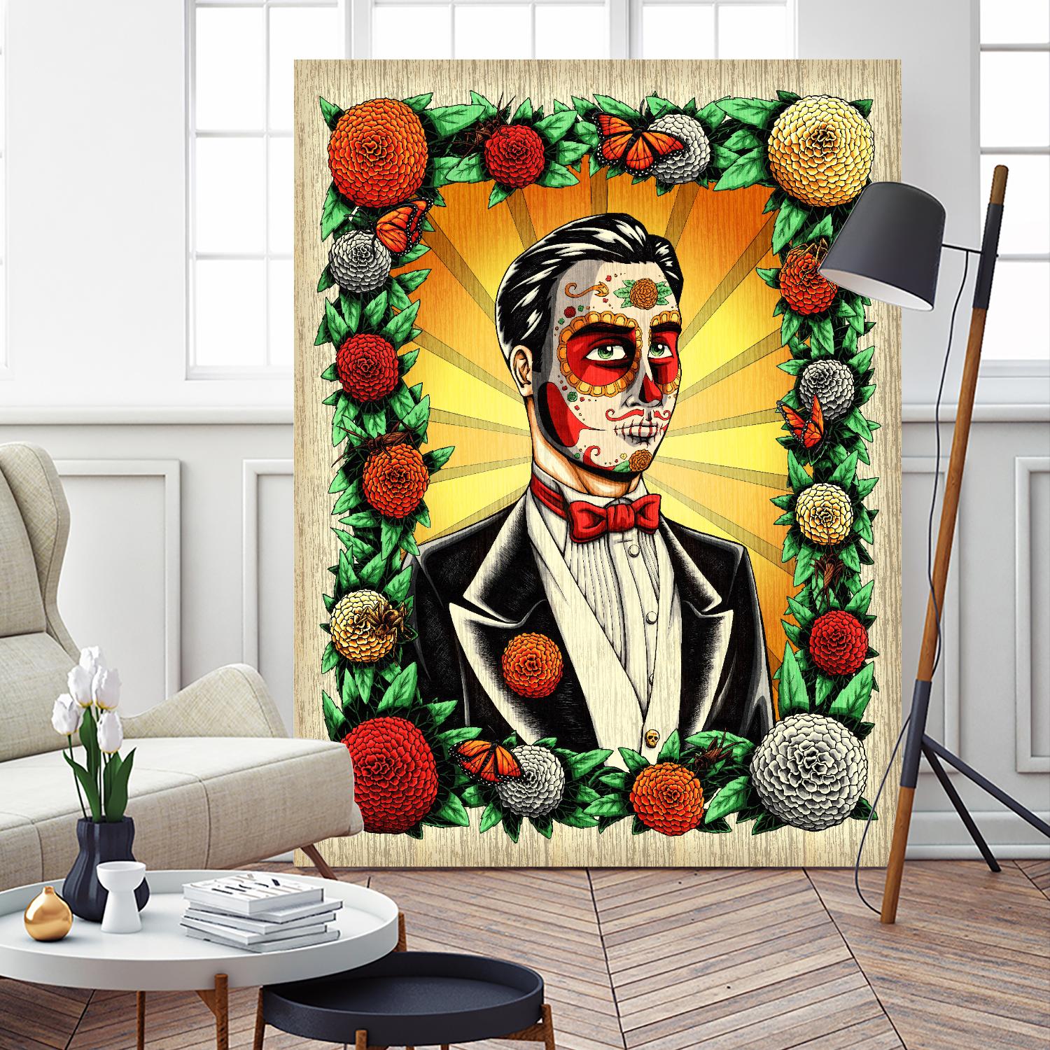 Muerto Groom by Nicholas Ivins on GIANT ART - multicolor urban/pop surrealism; ethnic
