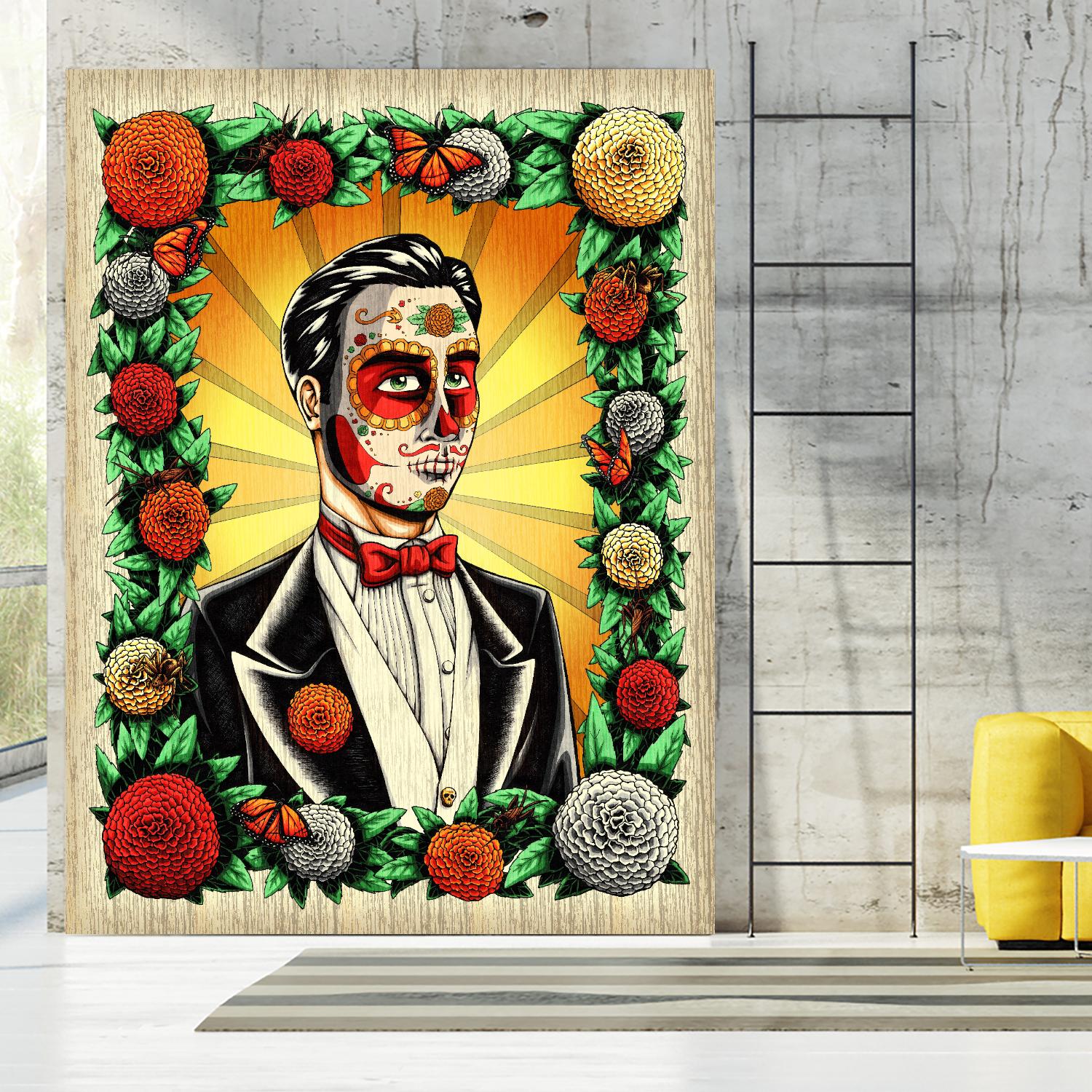 Muerto Groom by Nicholas Ivins on GIANT ART - multicolor urban/pop surrealism; ethnic