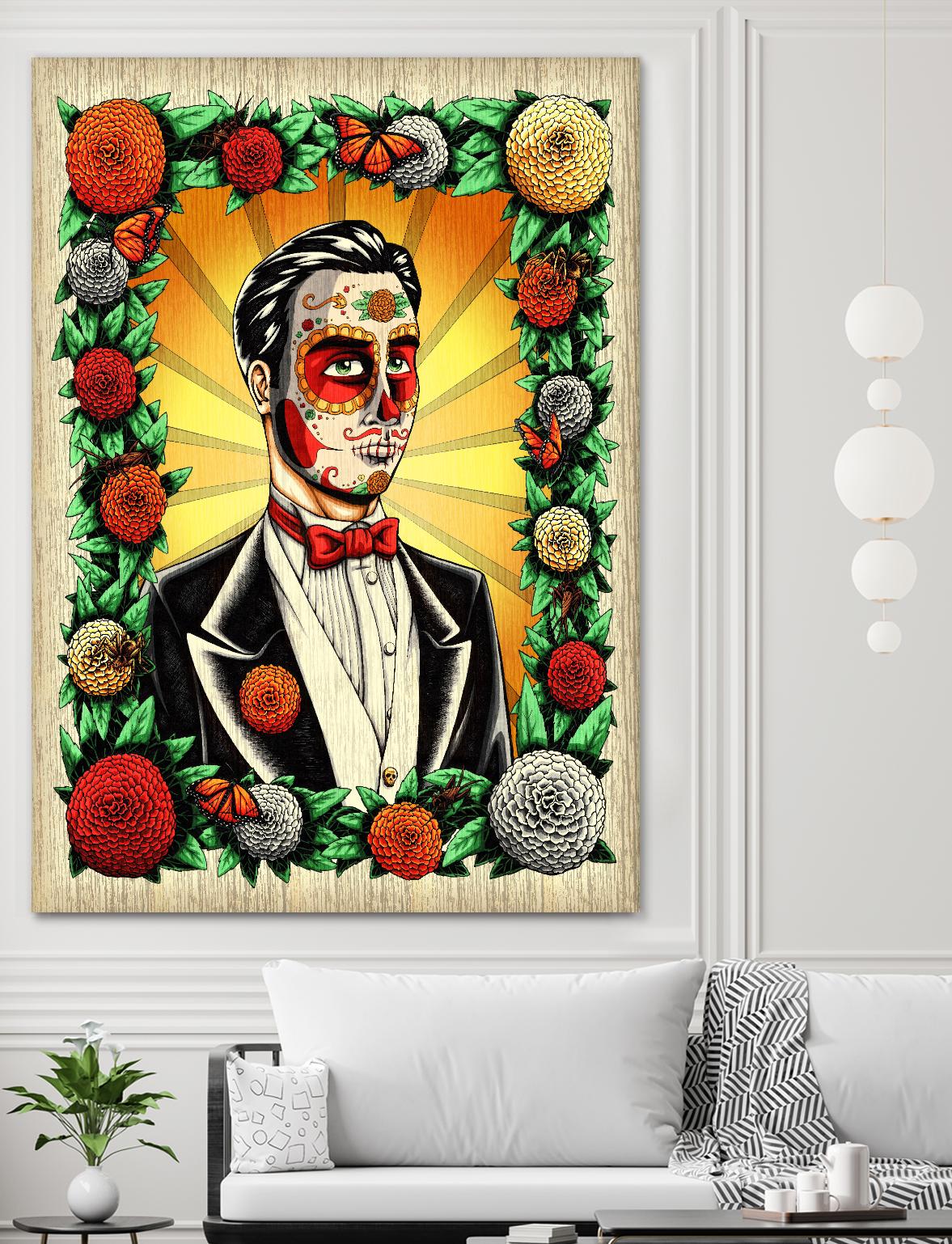 Muerto Groom by Nicholas Ivins on GIANT ART - multicolor urban/pop surrealism; ethnic