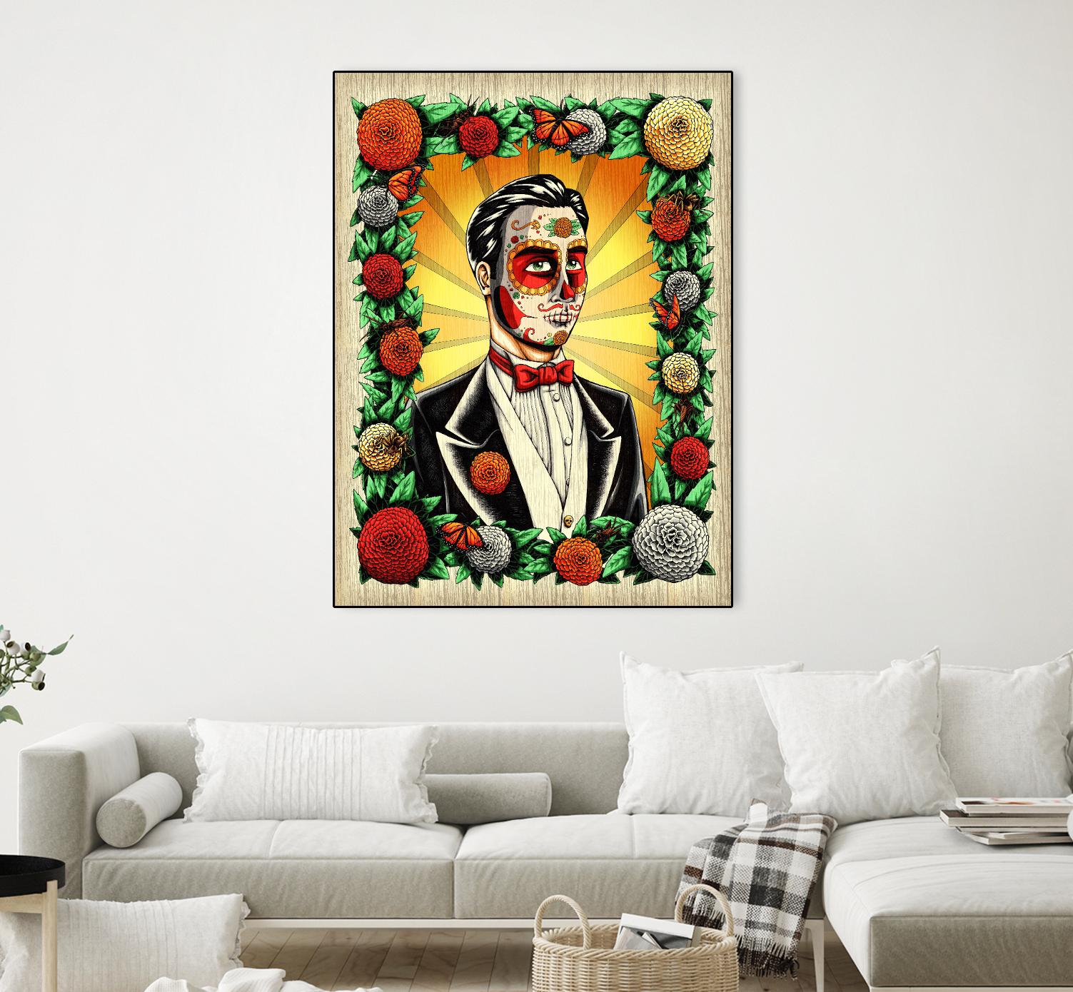 Muerto Groom by Nicholas Ivins on GIANT ART - multicolor urban/pop surrealism; ethnic