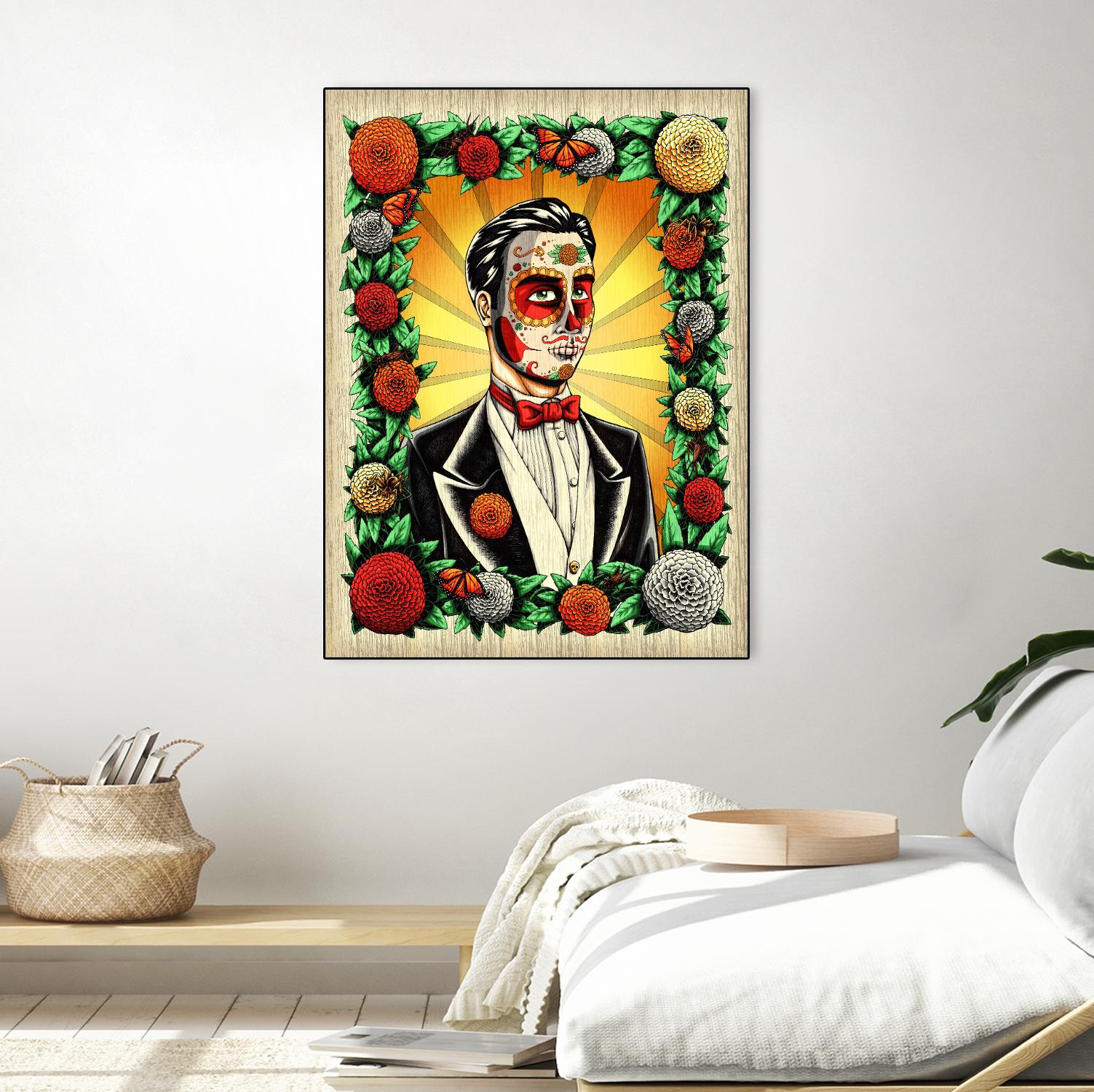 Muerto Groom by Nicholas Ivins on GIANT ART - multicolor urban/pop surrealism; ethnic