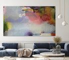 Other Side of the Moon by Lina Alattar on GIANT ART - violet,pink abstracts, contemporary