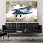 Biplane 1 by GraphINC Studio on GIANT ART - multicolor vintage