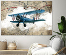 Biplane 1 by GraphINC Studio on GIANT ART - multicolor vintage