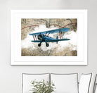 Biplane 1 by GraphINC Studio on GIANT ART - multicolor vintage