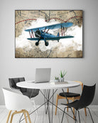 Biplane 1 by GraphINC Studio on GIANT ART - multicolor vintage