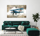 Biplane 1 by GraphINC Studio on GIANT ART - multicolor vintage