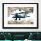 Biplane 1 by GraphINC Studio on GIANT ART - multicolor vintage