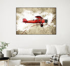 Biplane 3 by GraphINC Studio on GIANT ART - multicolor vintage