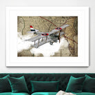 Biplane 4 by GraphINC Studio on GIANT ART - multicolor vintage