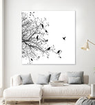Bird I by GraphINC on GIANT ART - multicolor contemporary; animals