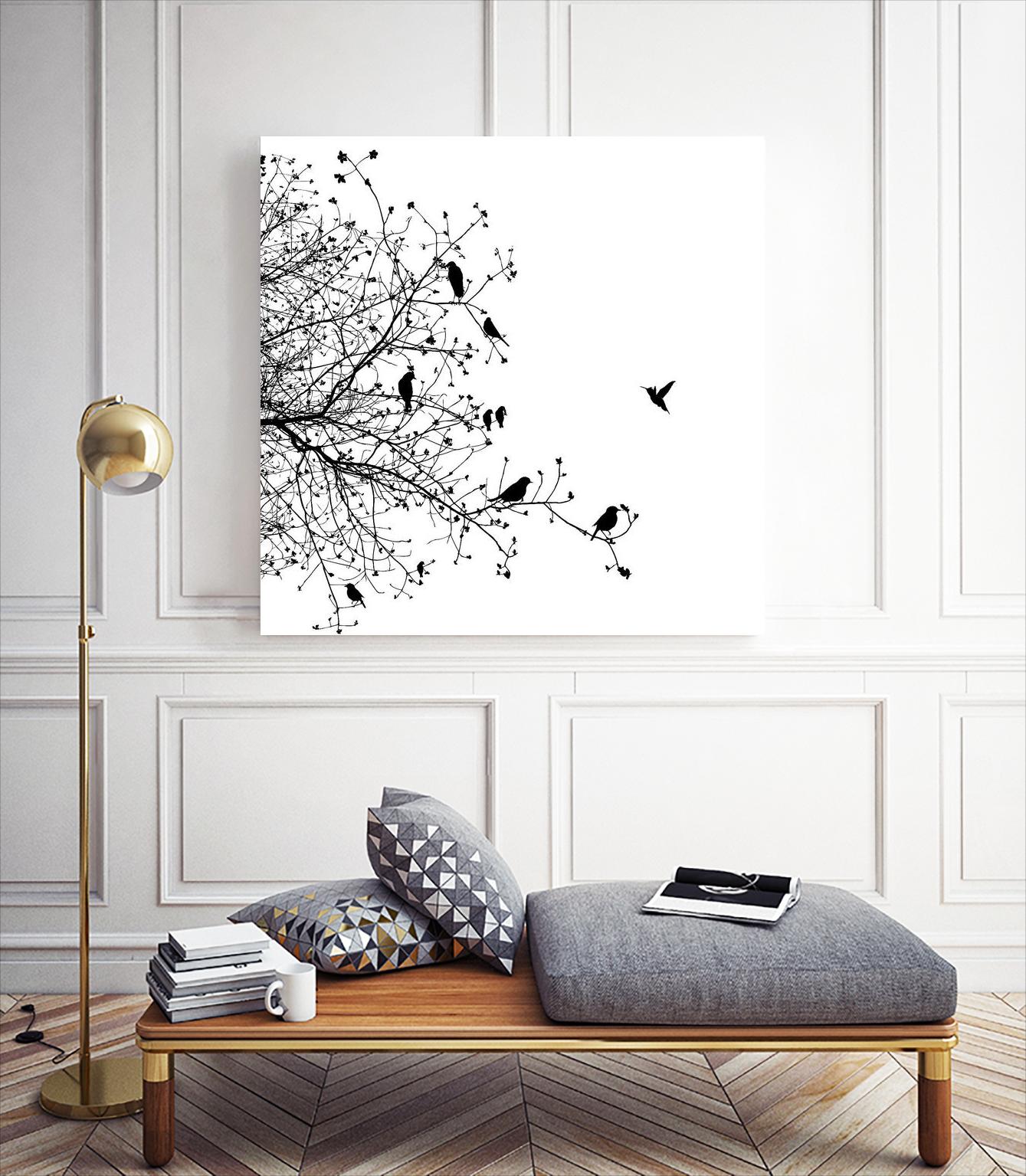 Bird I by GraphINC on GIANT ART - multicolor contemporary; animals