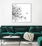 Bird I by GraphINC on GIANT ART - multicolor contemporary; animals