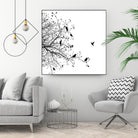 Bird I by GraphINC on GIANT ART - multicolor contemporary; animals