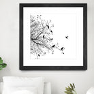 Bird I by GraphINC on GIANT ART - multicolor contemporary; animals