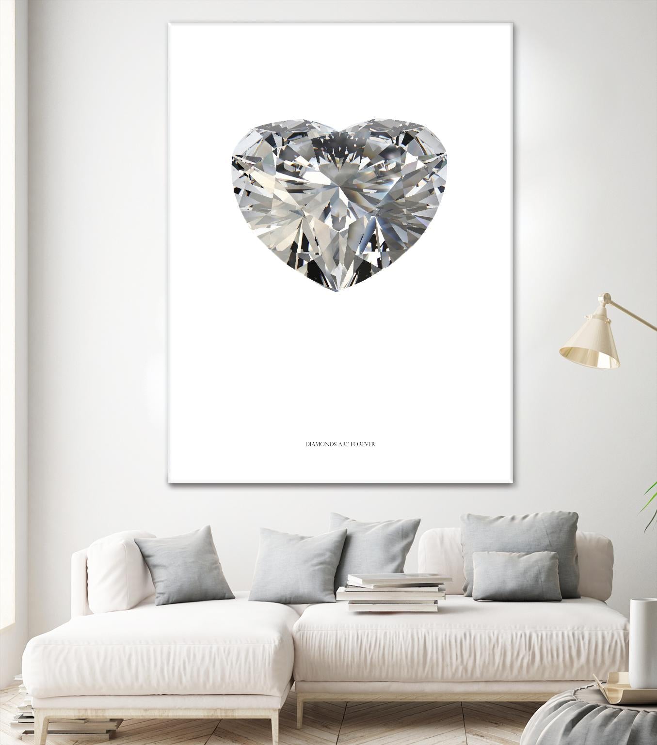 Diamonds are Forever I by TypeLike on GIANT ART - multicolor floral/still life; novelty