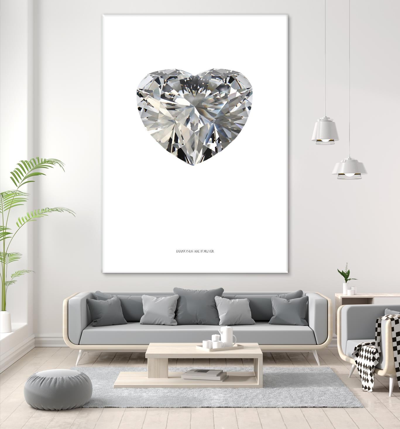 Diamonds are Forever I by TypeLike on GIANT ART - multicolor floral/still life; novelty