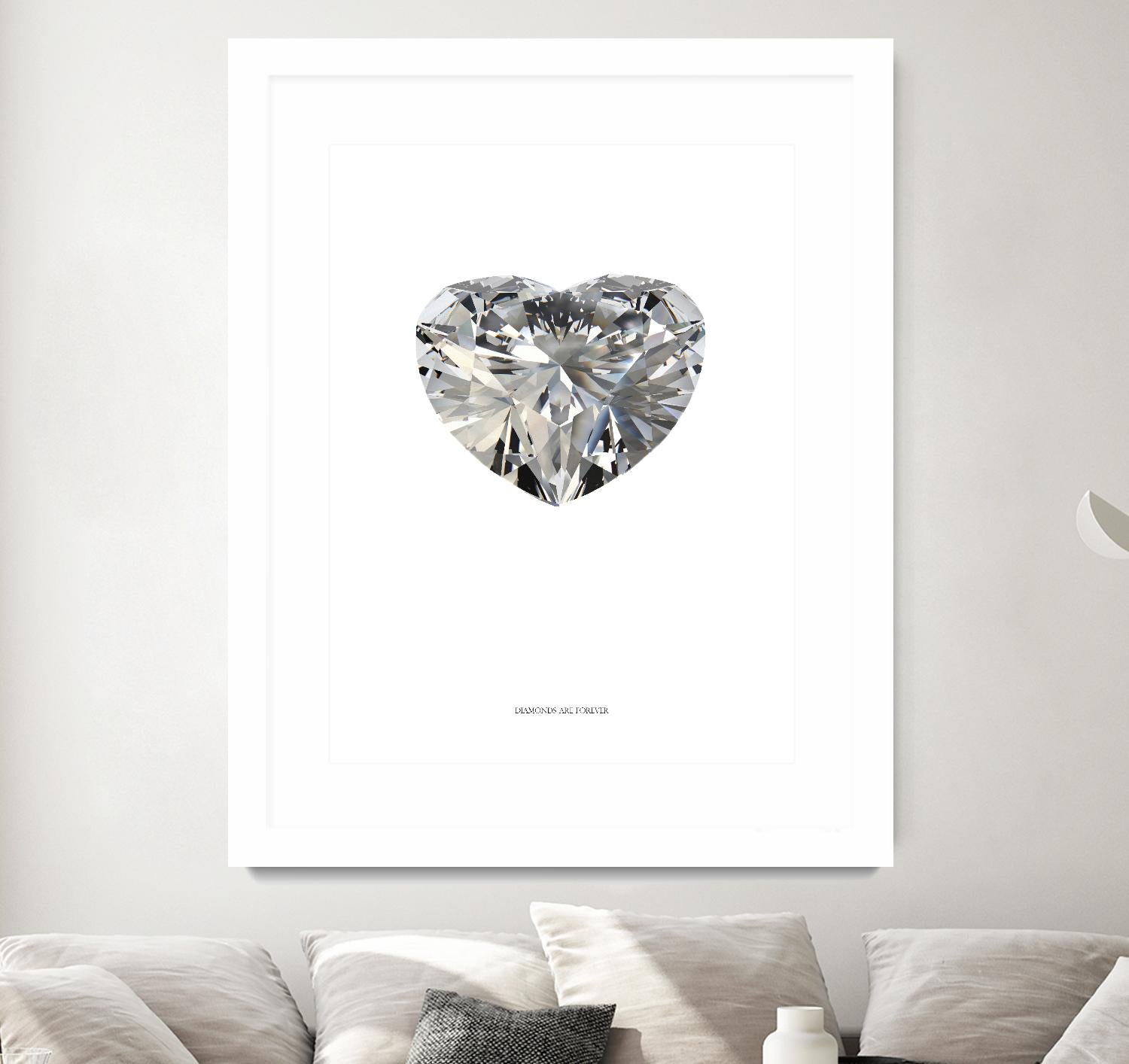 Diamonds are Forever I by TypeLike on GIANT ART - multicolor floral/still life; novelty