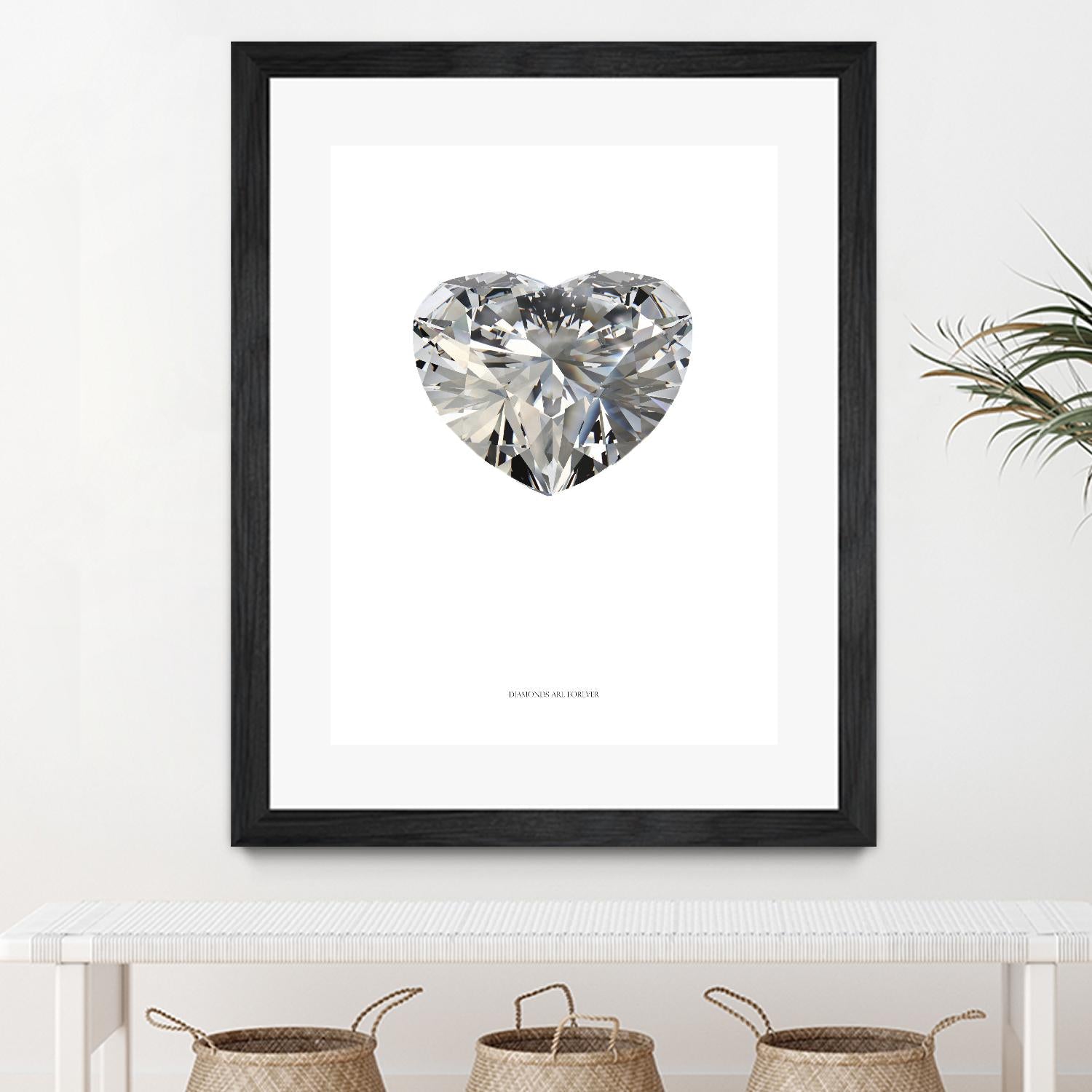 Diamonds are Forever I by TypeLike on GIANT ART - multicolor floral/still life; novelty