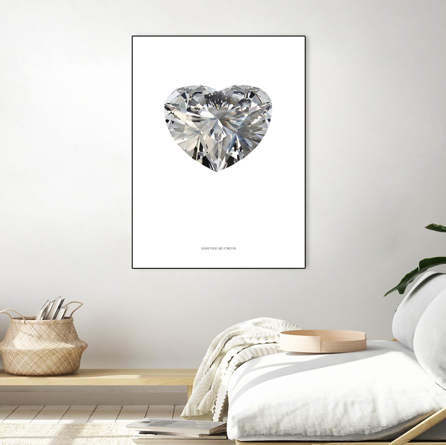 Diamonds are Forever I by TypeLike on GIANT ART - multicolor floral/still life; novelty