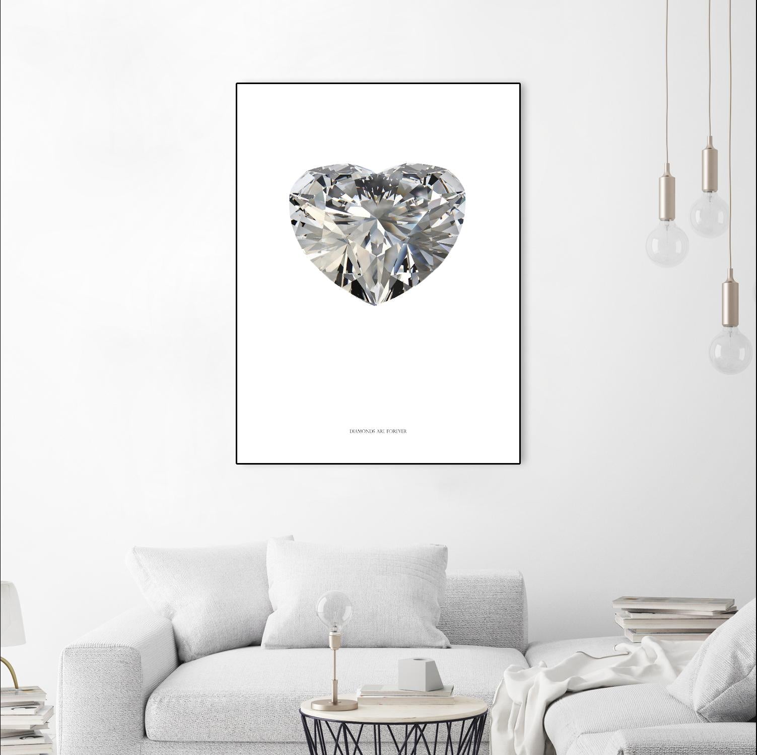 Diamonds are Forever I by TypeLike on GIANT ART - multicolor floral/still life; novelty