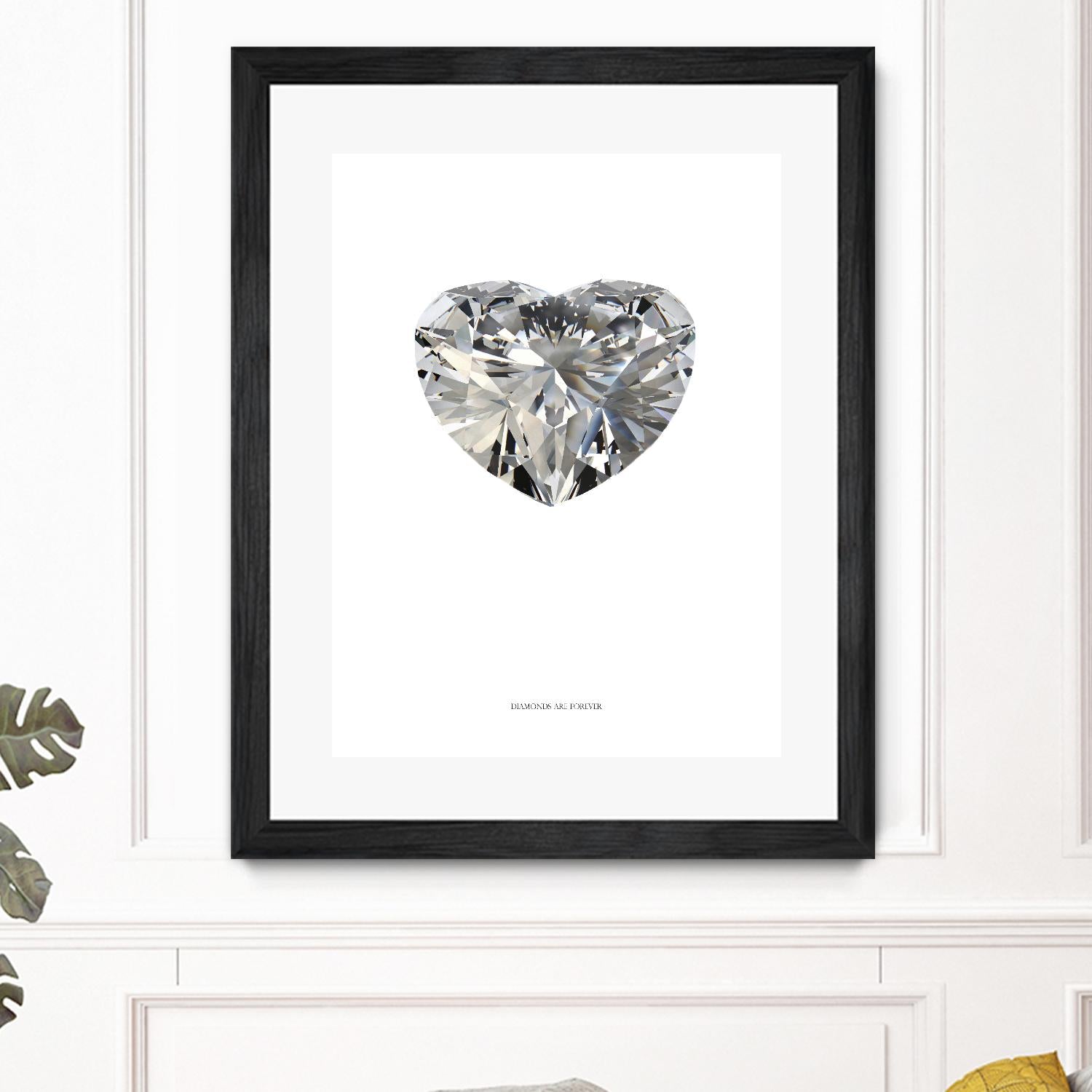 Diamonds are Forever I by TypeLike on GIANT ART - multicolor floral/still life; novelty
