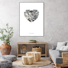 Diamonds are Forever I by TypeLike on GIANT ART - multicolor floral/still life; novelty