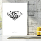 Diamonds are Forever II by TypeLike on GIANT ART - multicolor floral/still life; novelty
