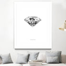 Diamonds are Forever II by TypeLike on GIANT ART - multicolor floral/still life; novelty