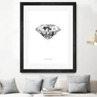 Diamonds are Forever II by TypeLike on GIANT ART - multicolor floral/still life; novelty
