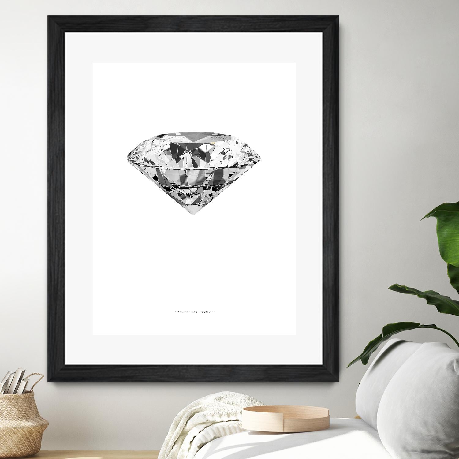 Diamonds are Forever II by TypeLike on GIANT ART - multicolor floral/still life; novelty