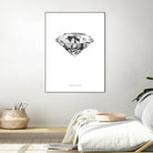 Diamonds are Forever II by TypeLike on GIANT ART - multicolor floral/still life; novelty