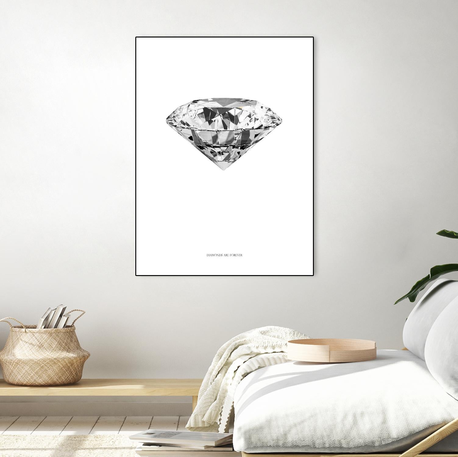 Diamonds are Forever II by TypeLike on GIANT ART - multicolor floral/still life; novelty