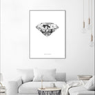 Diamonds are Forever II by TypeLike on GIANT ART - multicolor floral/still life; novelty