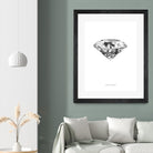 Diamonds are Forever II by TypeLike on GIANT ART - multicolor floral/still life; novelty