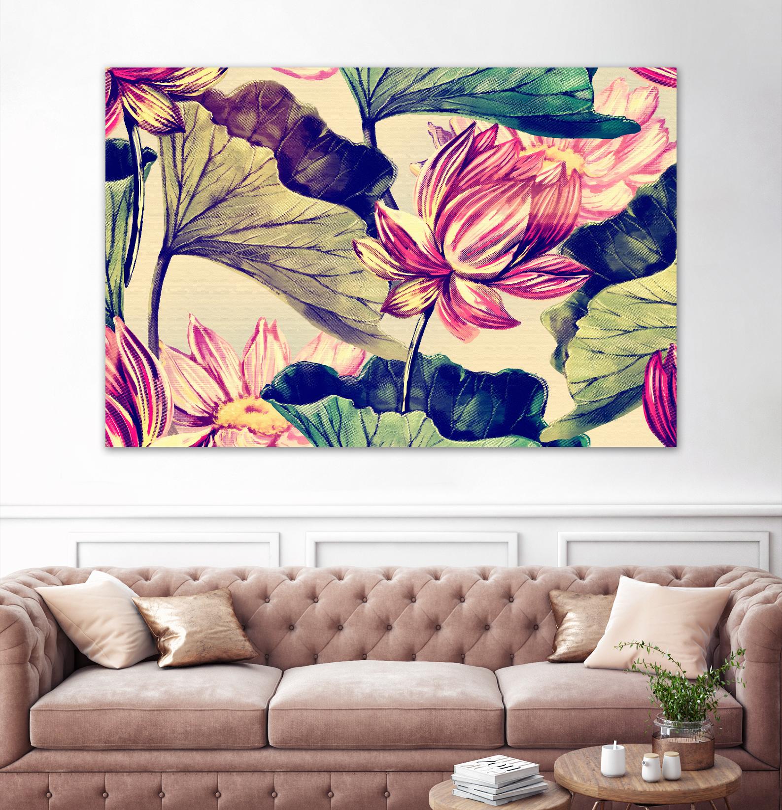 Water Lily by Incado on GIANT ART - multicolor floral/still life; design/type