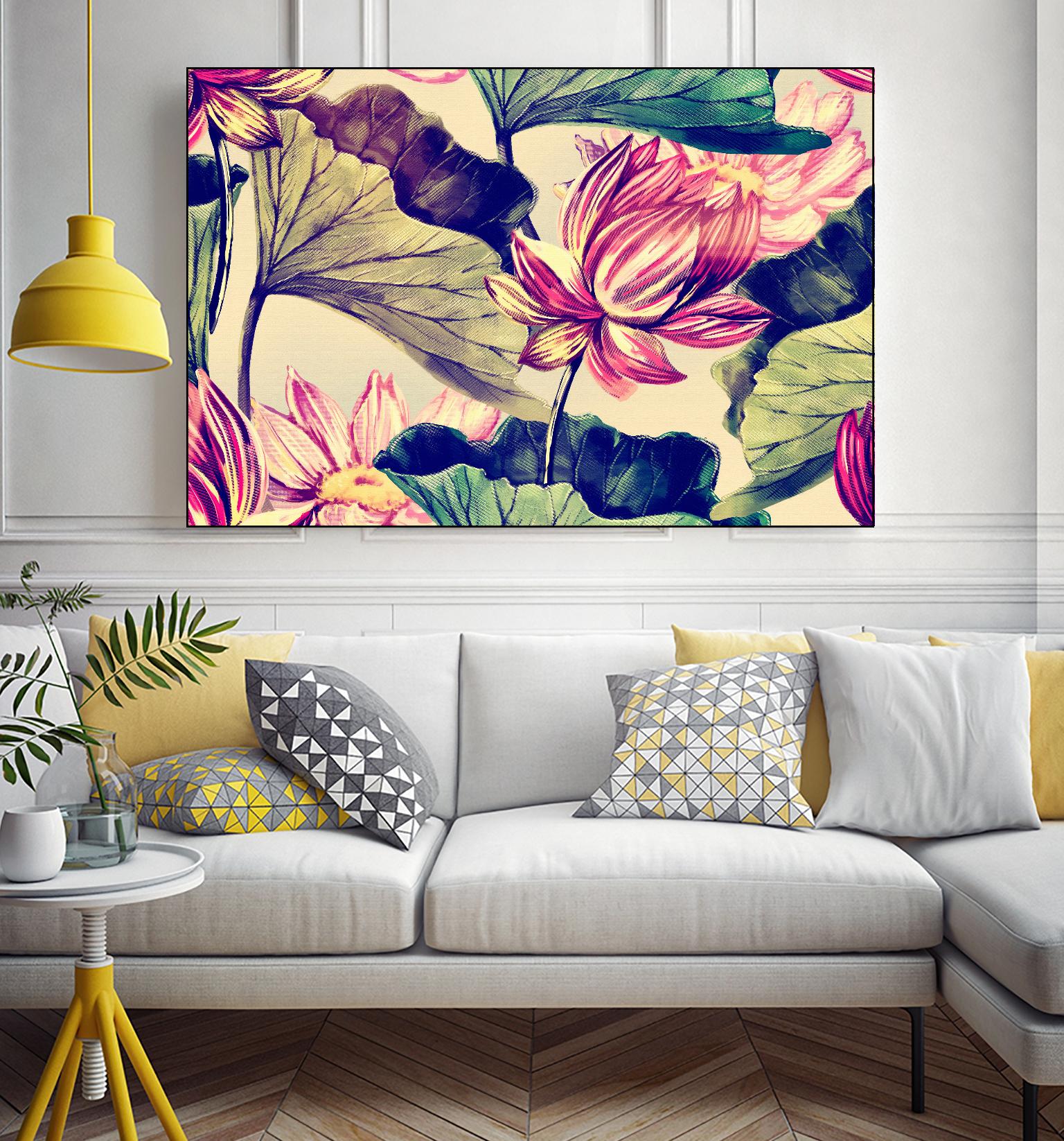 Water Lily by Incado on GIANT ART - multicolor floral/still life; design/type