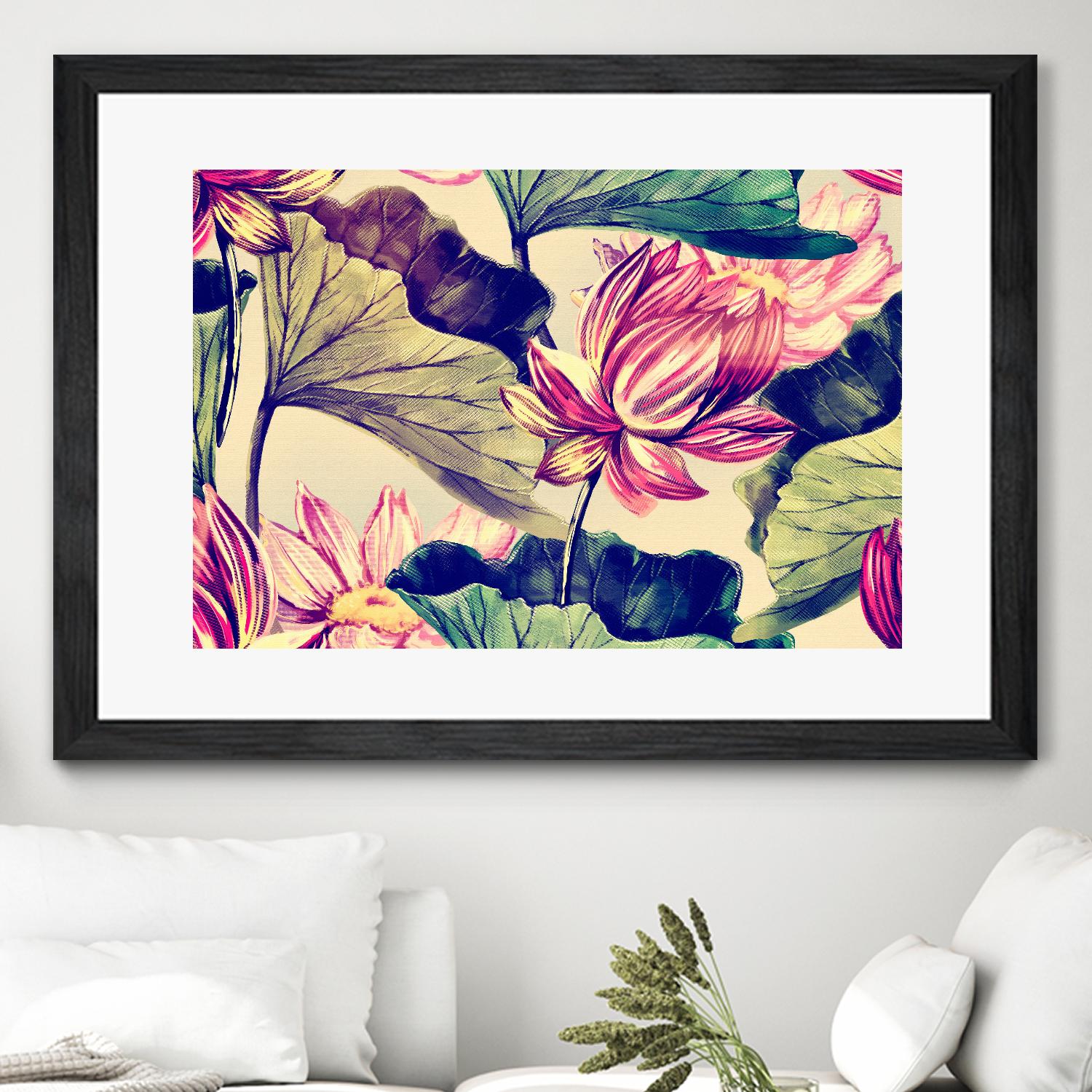 Water Lily by Incado on GIANT ART - multicolor floral/still life; design/type