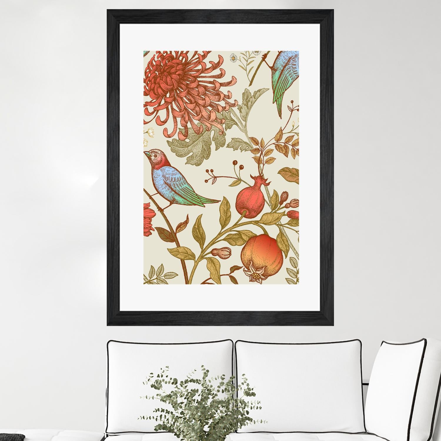 Nordic Victorian II by Incado on GIANT ART - multicolor floral/still life; design/type