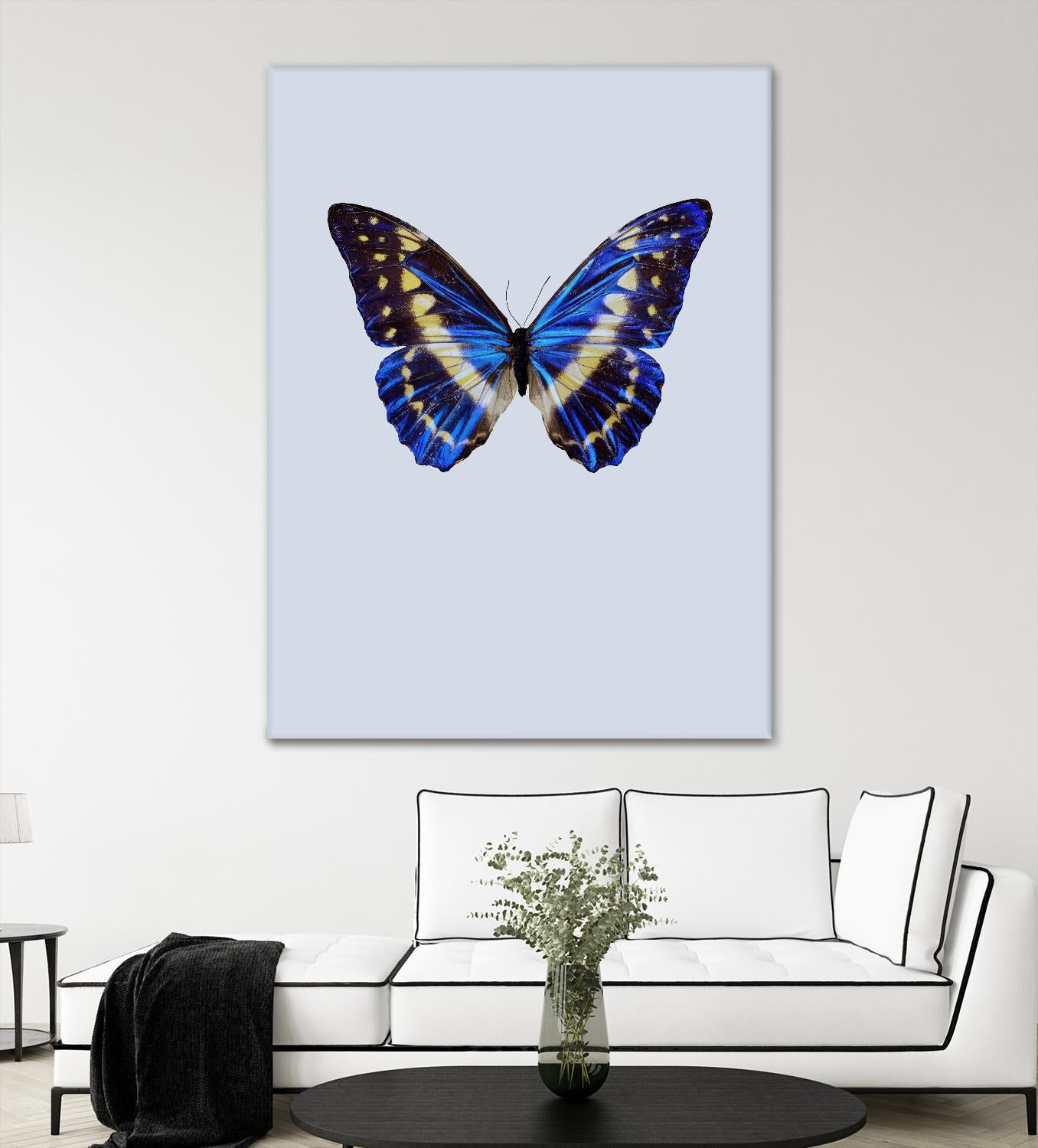 Blue Butterfly by Incado on GIANT ART - multicolor animals; floral/still life