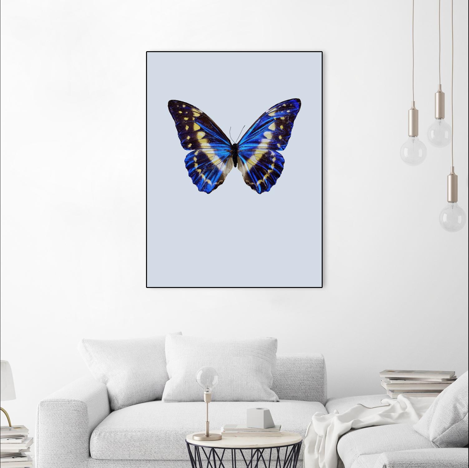 Blue Butterfly by Incado on GIANT ART - multicolor animals; floral/still life