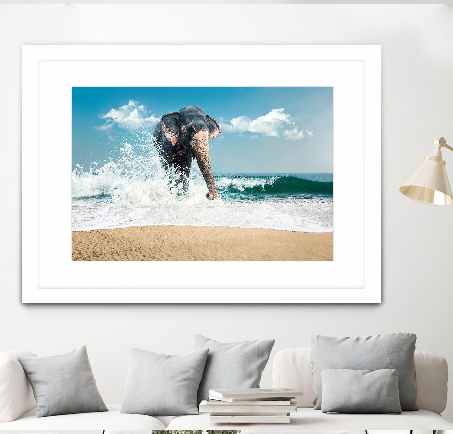 Elephant by PhotoINC Studio on GIANT ART - multicolor photography; animals