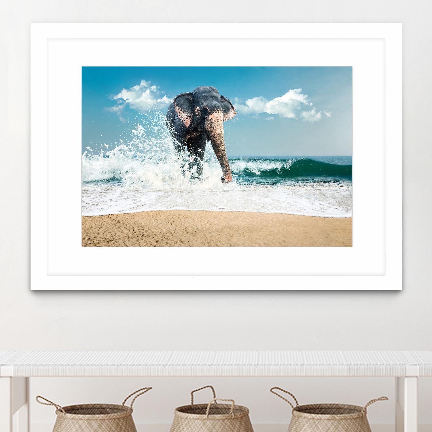 Elephant by PhotoINC Studio on GIANT ART - multicolor photography; animals