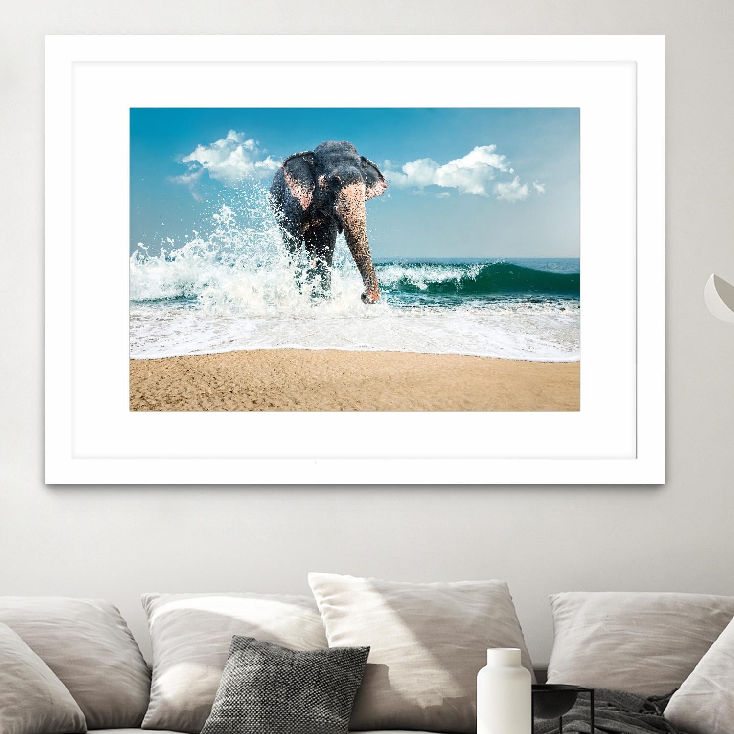 Elephant by PhotoINC Studio on GIANT ART - multicolor photography; animals