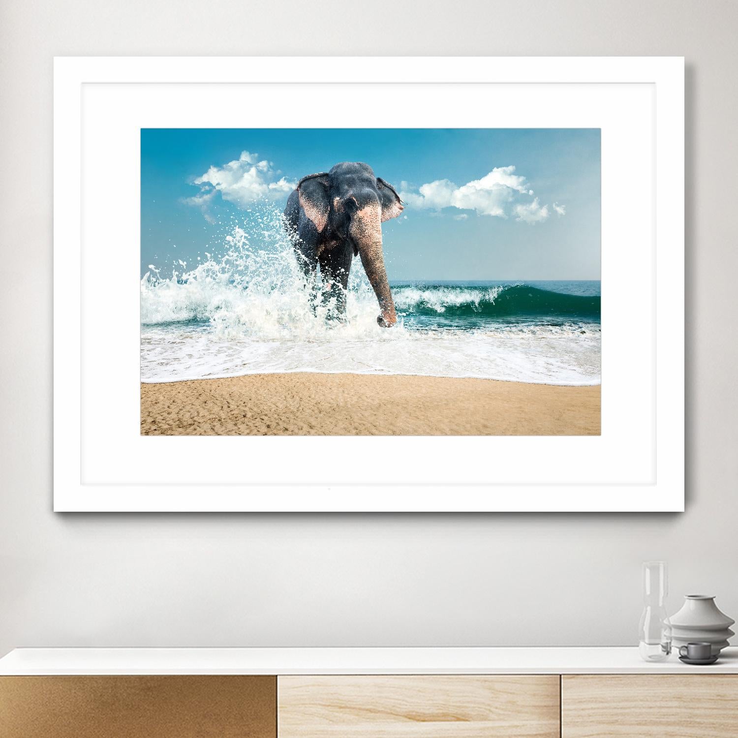 Elephant by PhotoINC Studio on GIANT ART - multicolor photography; animals