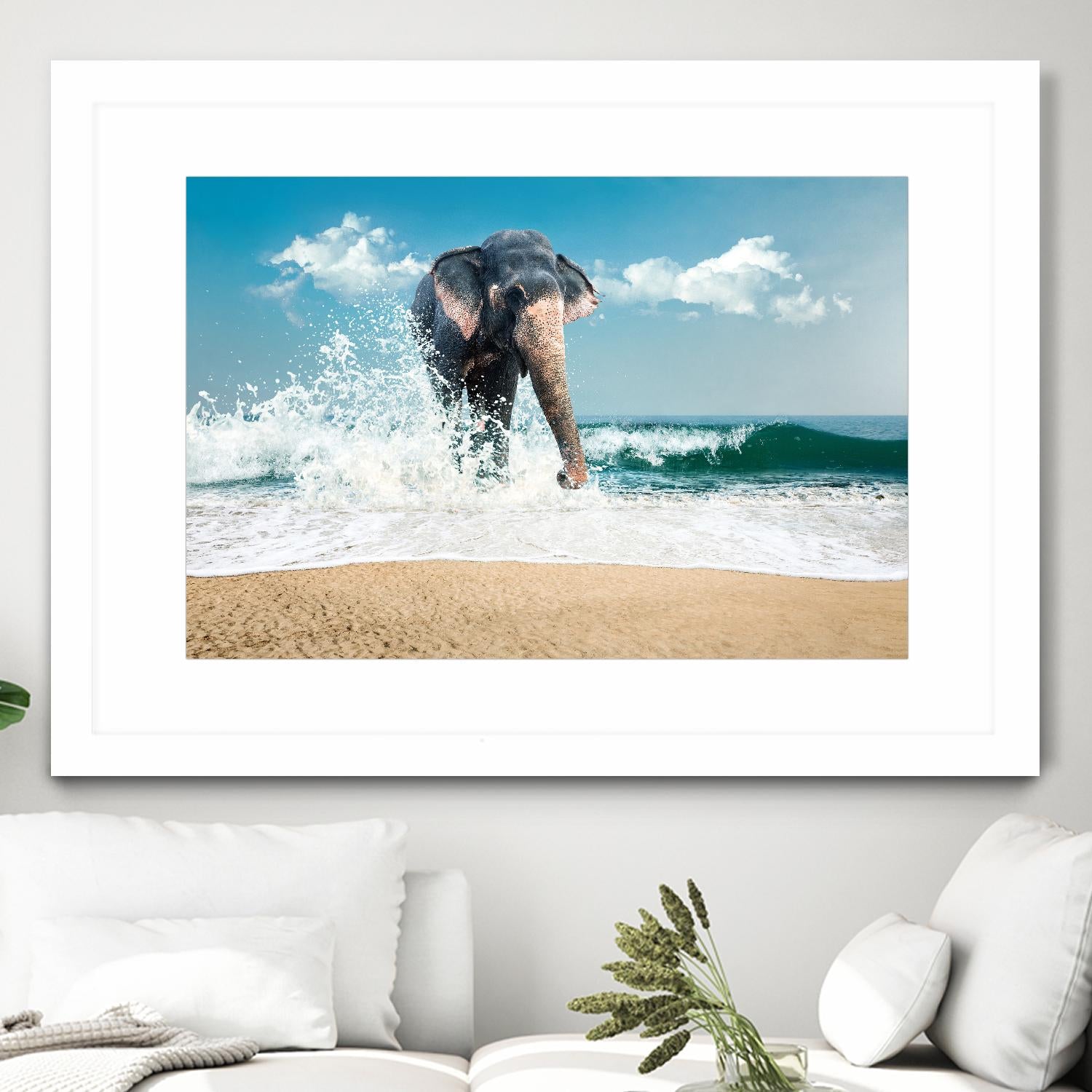 Elephant by PhotoINC Studio on GIANT ART - multicolor photography; animals