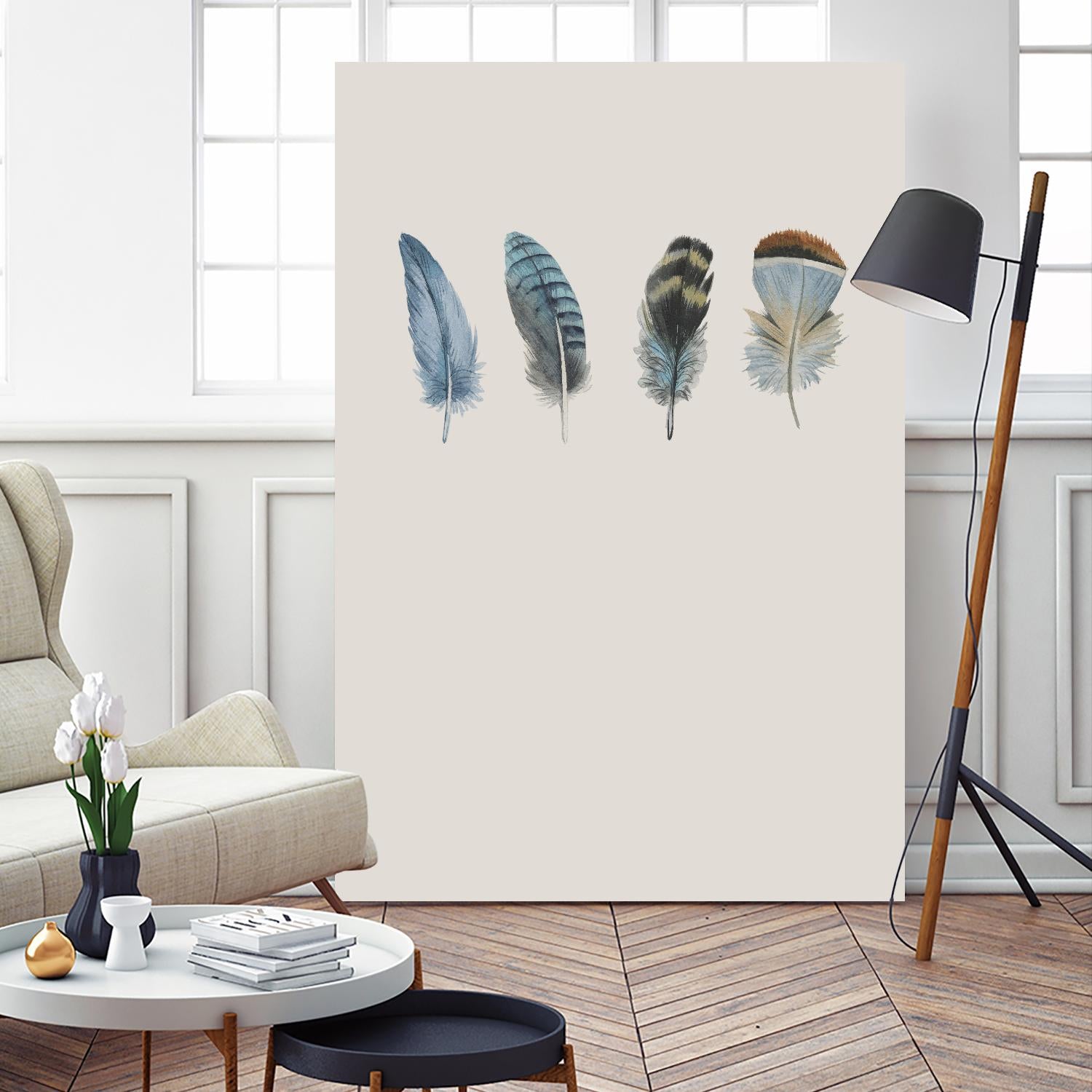 Feather 11 by Incado on GIANT ART - multicolor floral/still life