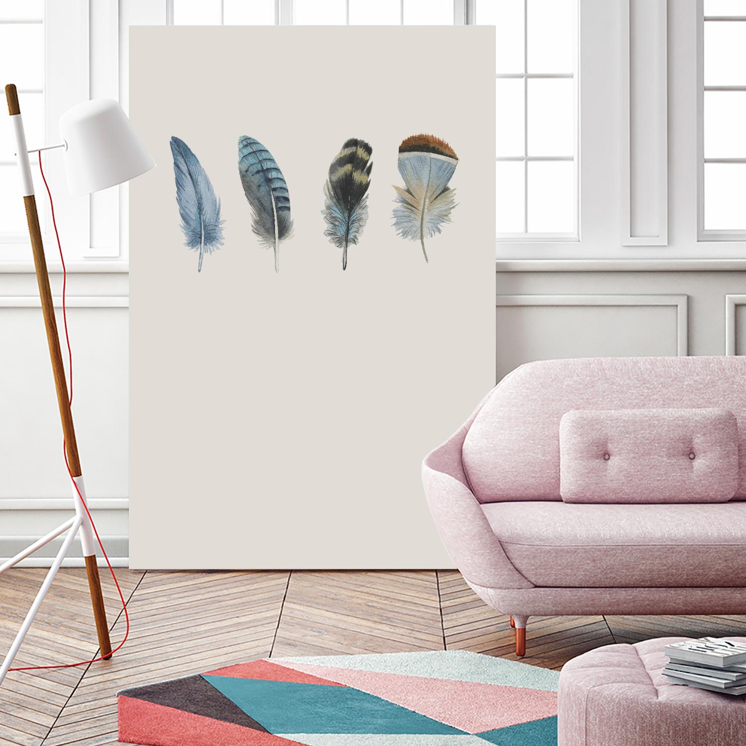 Feather 11 by Incado on GIANT ART - multicolor floral/still life