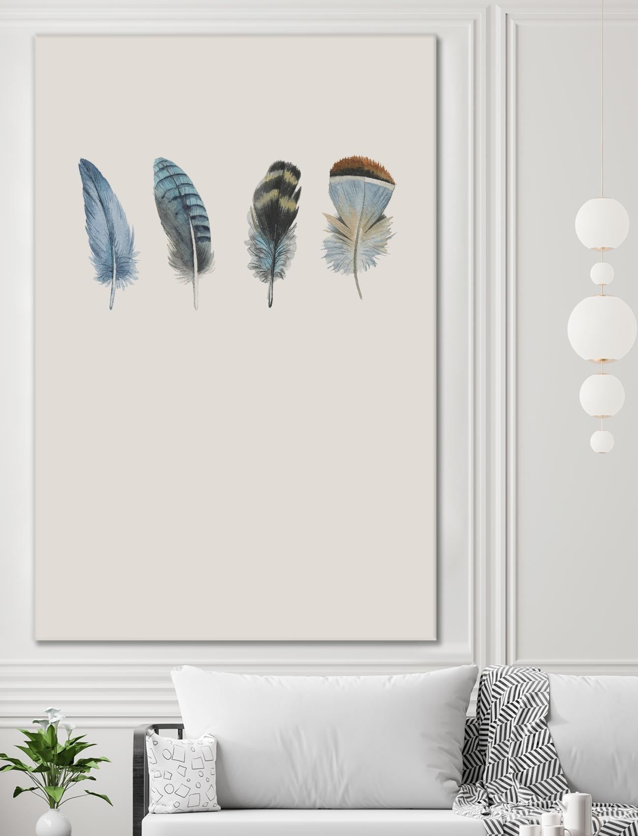 Feather 11 by Incado on GIANT ART - multicolor floral/still life